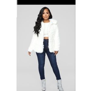 Great Feels Fuzzy Jacket - Ivory